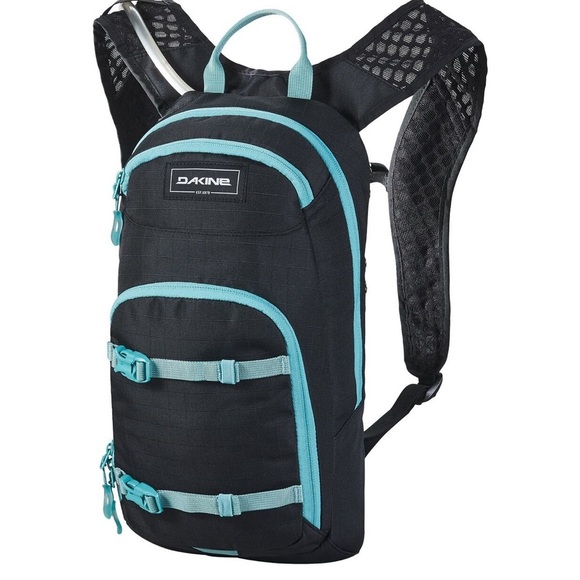 Dakine Women’s Session 8L Bike Hydration Backpack Pack Black Teal Bag NWT main image 8